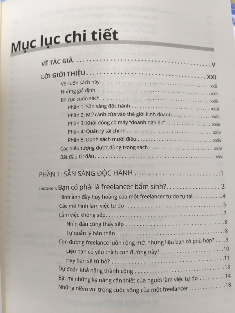 Sách viết khá kĩ càng. Giúp những ai muốn thay đổi hình thức làm việc từ làm cho công ty chuyển sang tự làm chủ riêng mình có thêm kiến thức để dấn thân.
