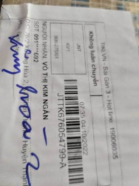 Giao hàng nhanh, đúng thời gian giao hàng, mình có hơi phiền là đặt cả *** và thùng mà chia ra 2 kiện hàng và giao 2 lần nên rất phiền cho nhân viên giao hàng, con mình thì từ lúc sinh ra tới jo toàn uống sửa này nên thích lắm