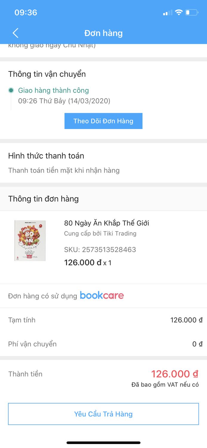 Mình có đặt bookcare mà tiki không bọc cho mình, như vậy phải làm sao. Trước đây mình đã từng mua rất nhiều sách trên tiki mà chỉ duy nhất lần này bị như thế này. Đề nghị tiki xem xét lại