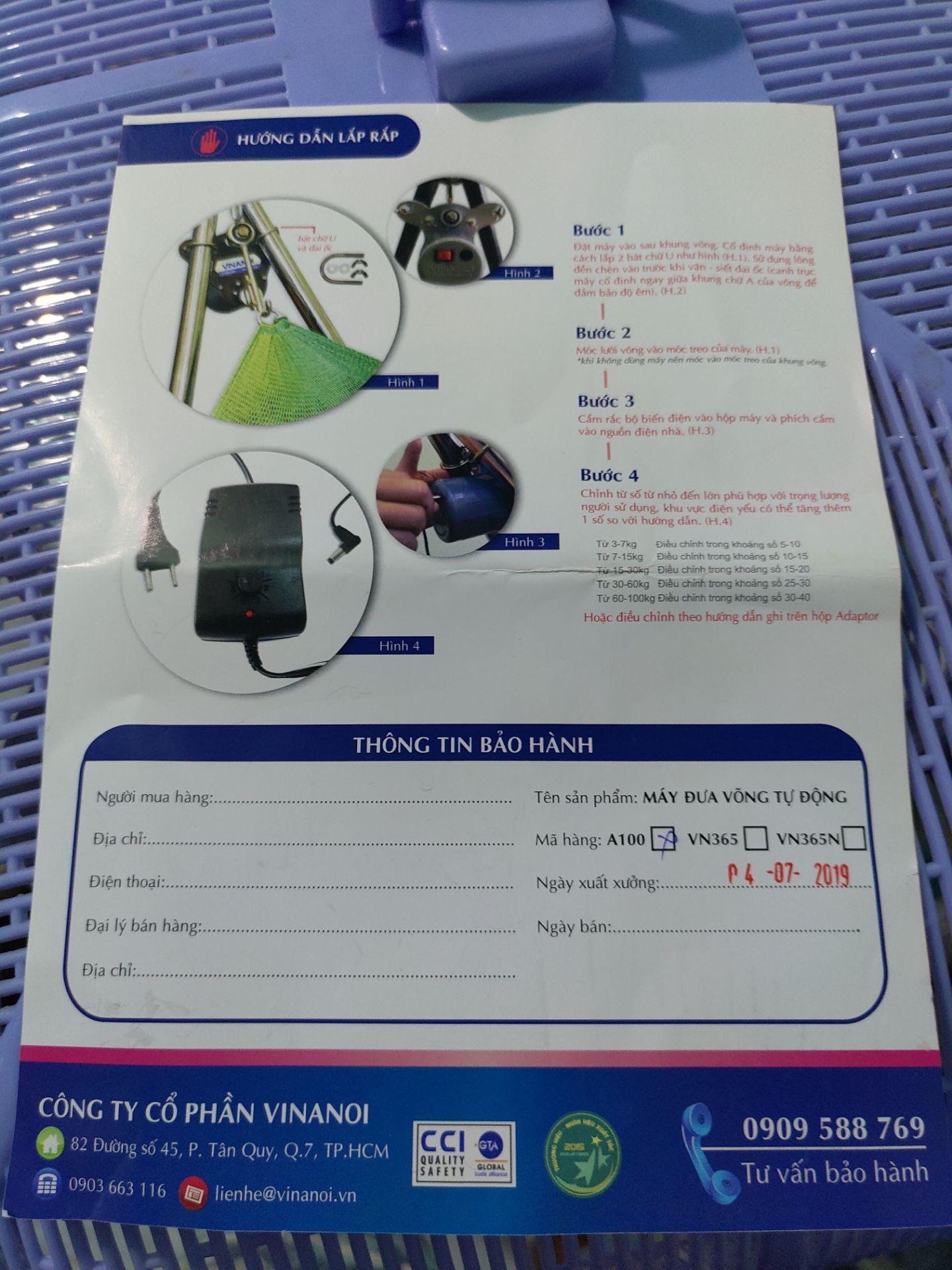 tốc độ đưa võng k ổn định, con mình 2tháng tuổi, phải để lên nấc số 15 mới đưa được võng. nhưng lúc nhanh lúc chậm. làm con bé giật mình hoài