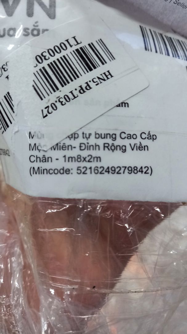 giao sai hàng bên ngoài ghi mộc miên bên trong lại là gia long