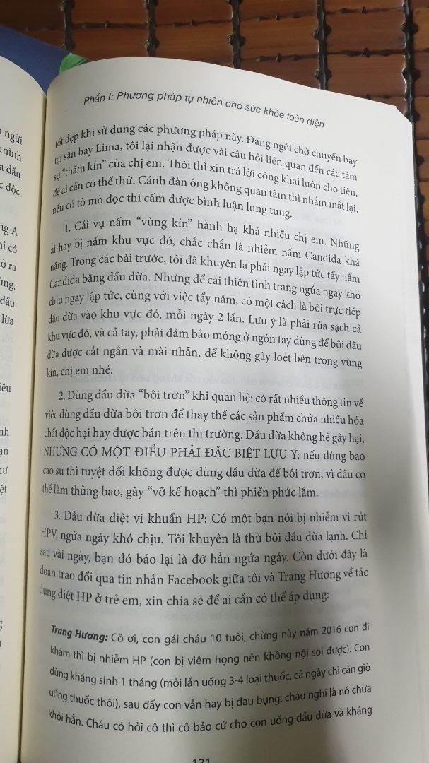 sách cũng có nh kiến thức ve suc khoe hay.nhưng theo mình sách noi thiên về nhiễm nấm.và tac giả thik dau dừa nen nói nh hơn nhung noi dung khác sách cũng có nh kiến thức ve suc khoe hay.nhưng theo mình sách noi thiên về nhiễm nấm.và tac giả thik dau dừa nen nói nh hơn nhung noi dung khác