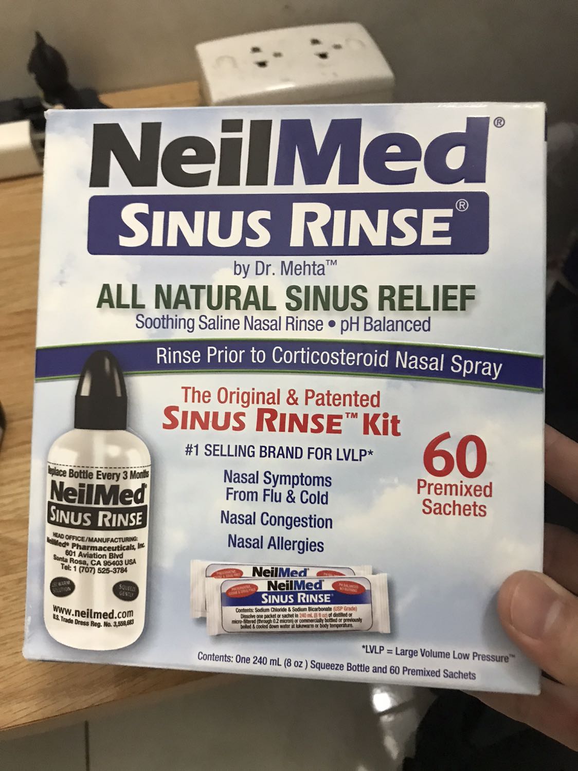 Hàng chuẩn Mỹ ! Xịt mũi rất sạch nhé, điều rất cần trong việc phòng chống Covid hiện nay.