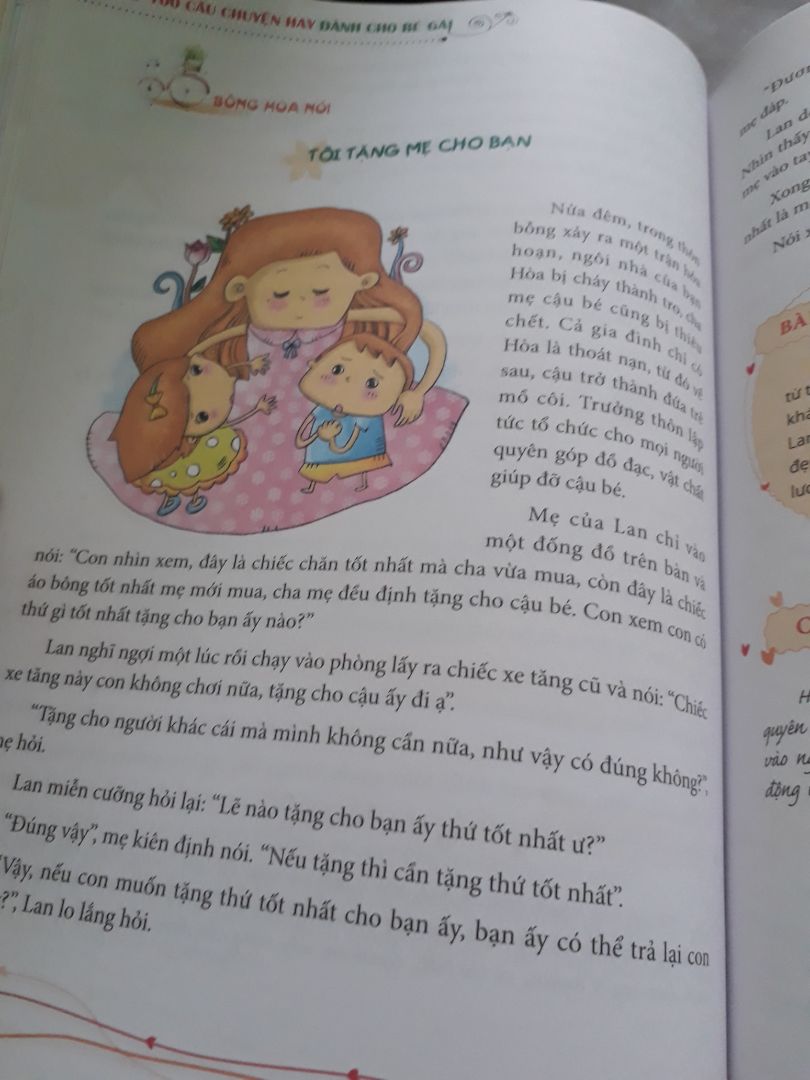 Sách giấy và bìa chất lượng tốt in nhiều hình ảnh, màu sắc đẹp, nội dung rất hay và bổ ích cho bé, nuôi dưỡng tâm hồn trẻ thơ . Giao hàng nhanh 1 ngày là nhận đc