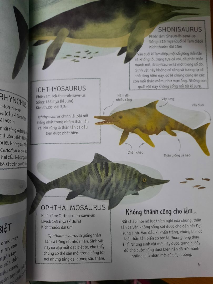 sách đẹp. Giúp hiểu biết thêm về những loài vật đã tuyệt chủng