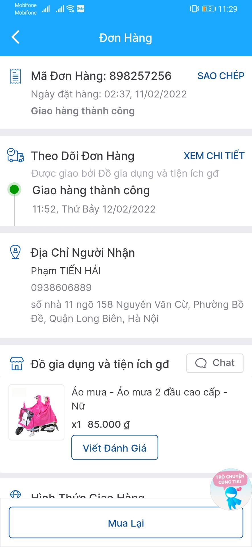 Hình minh họa rõ ràng màu nam và màu nữ, đặt màu nữ lại giao màu nam xong bảo khách hàng không nói rõ. Thái độ và cung cách bán hàng quá kém. Mình có 0 sao nên mình phải cho 1 sao.
Tiki làm ăn thế nào mà lại có những shop kiểu này, không bao giờ muốn mua lại hàng trên Tiki.