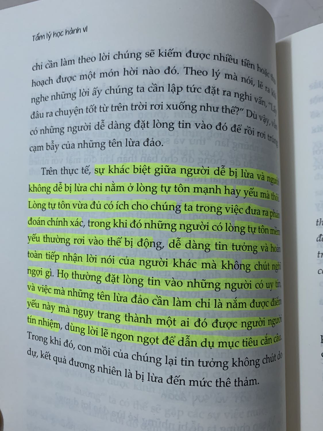 / Hiện tại mình đã đọc tới chương 3: Hành vi mang tính thói quen của cuốn này. Đây là 1 quyển sách cực kỳ hay nó mang đến nhiều kiến thức về tâm ly học hành vi trg cs. Các bạn có thể đọc tham khảo thêm. Sách còn mới, giấy tốt, mực in rõ ràng. Tiki giao hàng siêu nhanh. Mình khá hài lòng :))