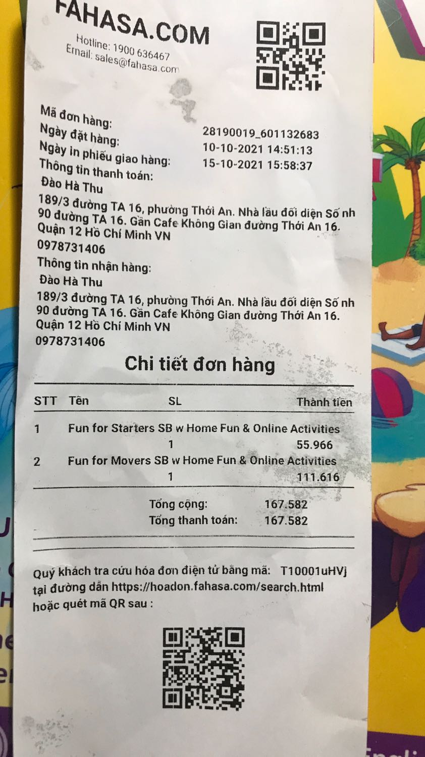 Giao thiếu hàng so với hình ảnh trên web. Hình cuối cùng số 4 là hình ảnh trên web