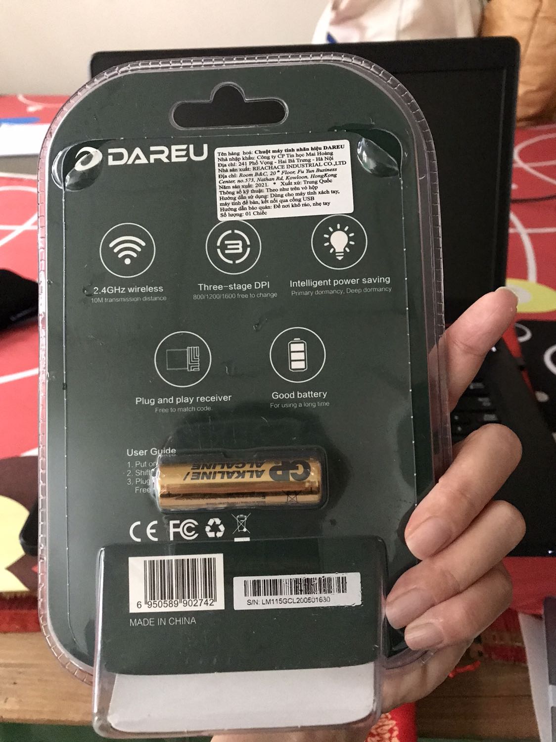 Giao hàng nhanh quá rất thích hqa mới đặt hnay giao rồi thks shop và tiki ạ , sp đúng mẫu luôn thích thêm nữa nha kèm pin lun do lần đầu xài loại này mong xài ok sẽ ủng hộ