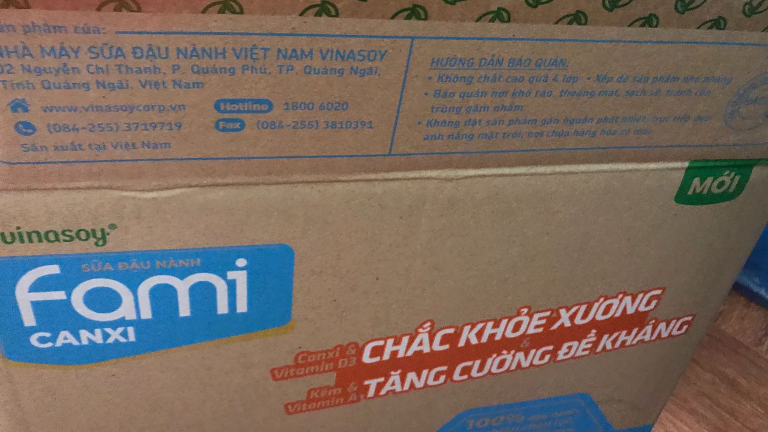 Sữa đậu nành này để tủ lạnh uống thật tuyệt giá lại rẻ Shop đóng gói cẩn thận ship nhiệt tình dễ thương