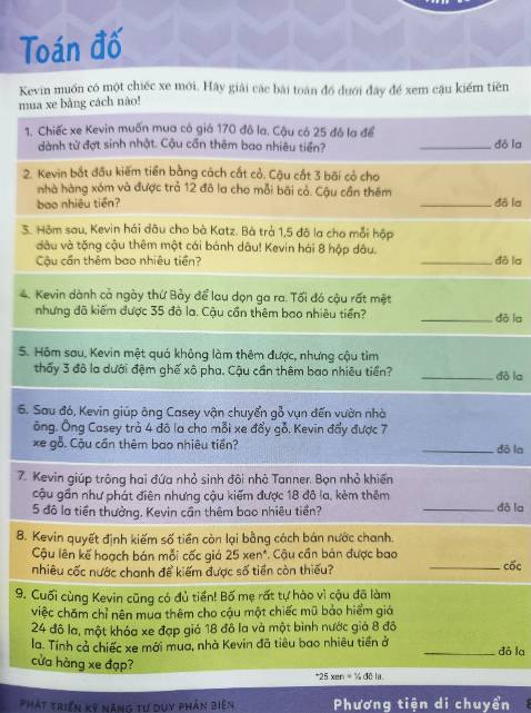 Sách nội dung hay về tự nhiên xã hội và toán tư duy. Nhà mình đã học xong quyển lớp 3, các con rất hứng thú nên mua thêm quyển lớp 4. Quyển này bố mẹ chơi cùng con rất ok. Tiki đóng gói đẹp, còn có bọc bìa nữa. Mình rất hài lonhg.