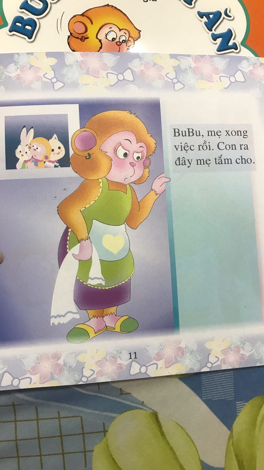 Mình từng thử mua vài cuốn Bubu về đọc cho con. Do lúc đó mình mua ở nhà sách và có đọc tham khảo trước thấy cũng ok và mua!

Mình nhận thấy khi mua bộ truyện này bố mẹ vẫn phải tìm cách dẫn dắt câu chuyện thêm cho bé hiểu vì những mẫu đối thoại nhiều khi ko liền mạch lắm! Nhưng vẫn ơt mức chấp nhận được! Và bé mình rất thích! Sau đó mình đặt mua online cho tiện, nhưng thật sự thất vọng. Ko có sự nhất quán trong nét vẽ! Bubu ko còn dễ thương hay đúng hơn là xấu hơn nhiều so với những tập mình đã từng mua! Có nhiều cuốn in hơi lem nữa!

 nội dung: có những tập chỉ có những câu thoại gọn đến mức mà đọc thấy hụt hẫng lun ýk! 

Mình nghĩ tốt nhất bố mẹ nên đến nhà sách đọc sơ qua rồi hãy quyết định mua!