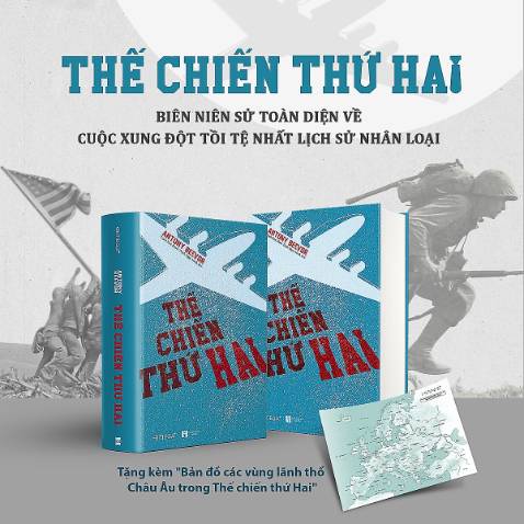 Sách hay nhất về thế chiến 2 mà bạn có thể tìm thấy được trên thị trường, bản đồ kèm theo quá tuyệt vời.