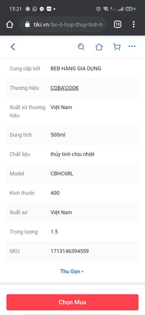 Chào shop! 
Mình xin gửi vài lời nhận xét như sau:
1. Về mẫu mã: giống như hình trên web, đẹp, k có ý kiến: 5 sao.
2. Đóng gói: kĩ lưỡng, tránh ca đập tốt. Có tặng kèm món quà nhỏ: 5 sao.
3. Thông tin sản phẩm: có sự khác biệt giữa xuất xứ sản phẩm trên web và trên sản phẩm: Việt Nam và Trung Quốc. Đây là một điểm trừ đáng kể với riêng mình vì mình thích rẻ nhưng cũng rất ưu tiên hàng Việt Nam, các bạn nên làm rõ điểm này: 2 sao. 
Chung quy lại mình đánh giá 4 sao.