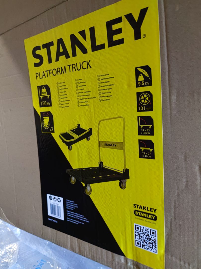 Giao hàng nhanh, nguyên seal, lắp đặt rất nhanh và chắc chắn, rất đáng tiền, hàng Stanley chất lượng tuyệt vời!