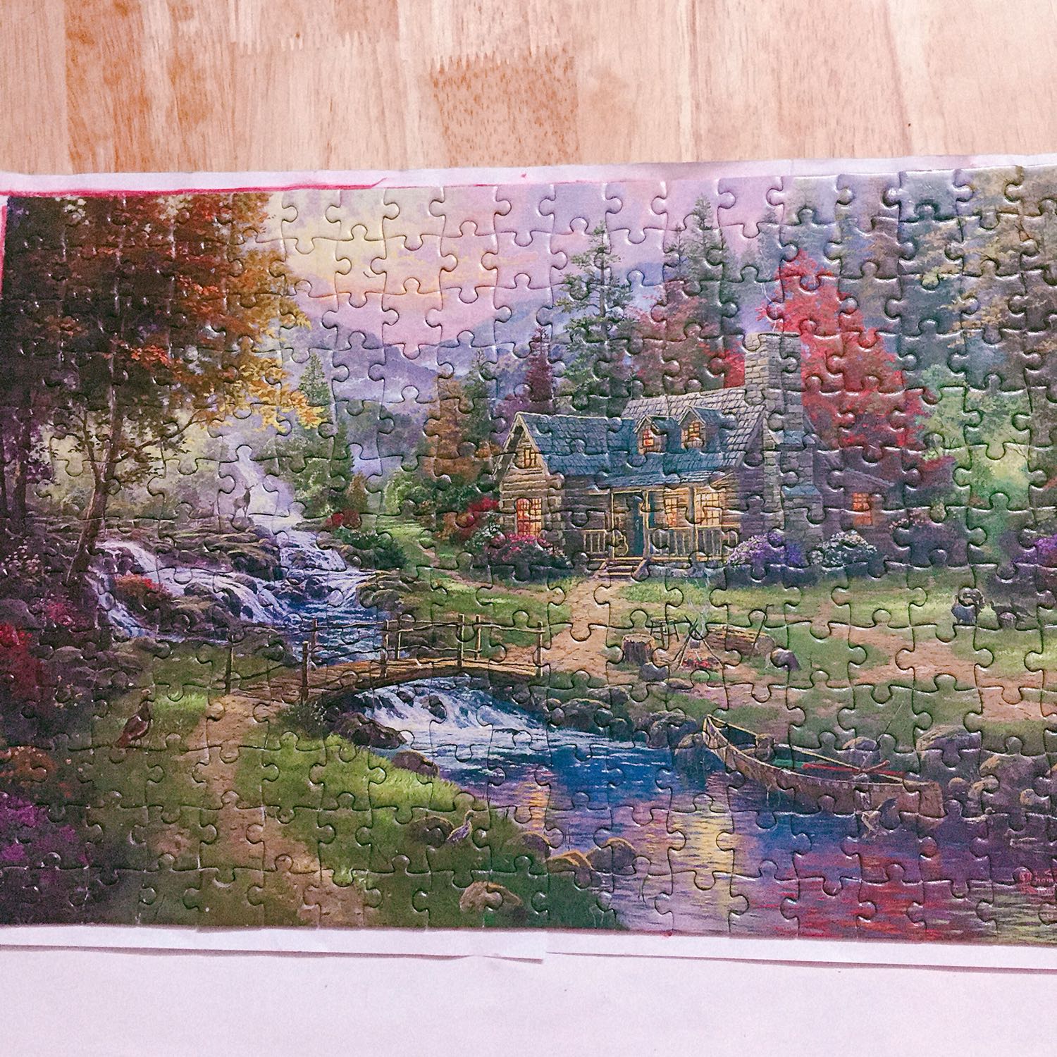 Sau khi xếp xong cảm thấy rất vui, như chinh phục được chính mình vậy, tranh ghép rất đẹp
Có điều... dạo này tiki ship trễ quá, ko đúng hẹn