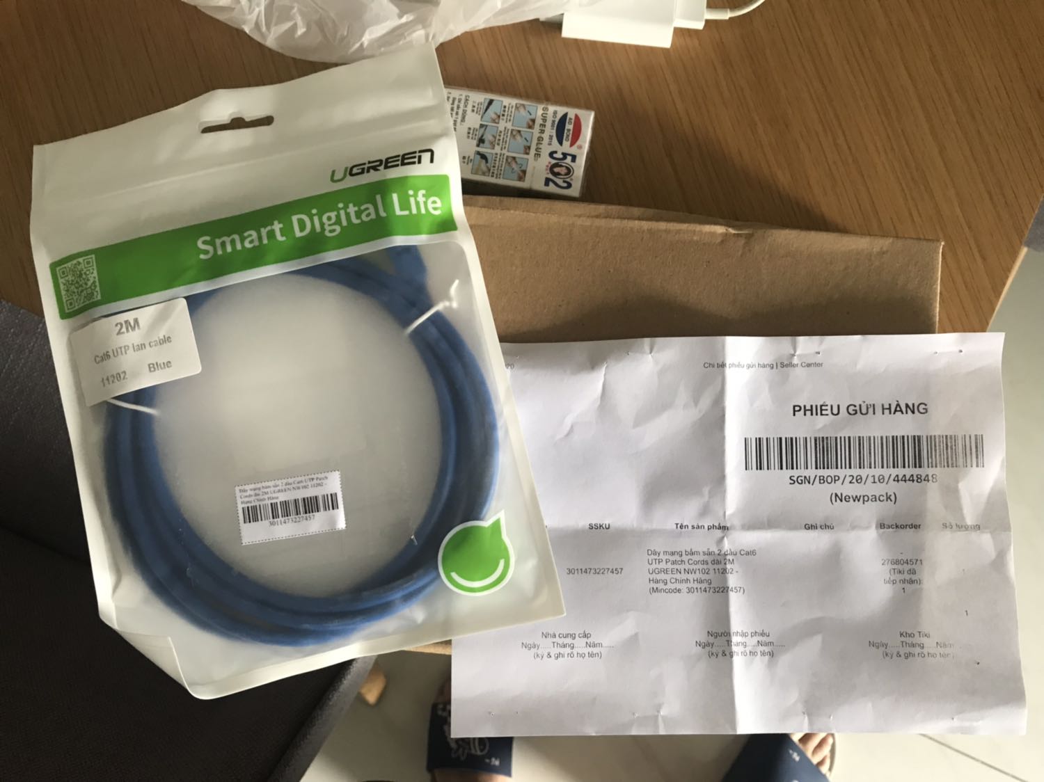 Tiki giao sớm và thử đảm bảo tín hiệu ổn định.