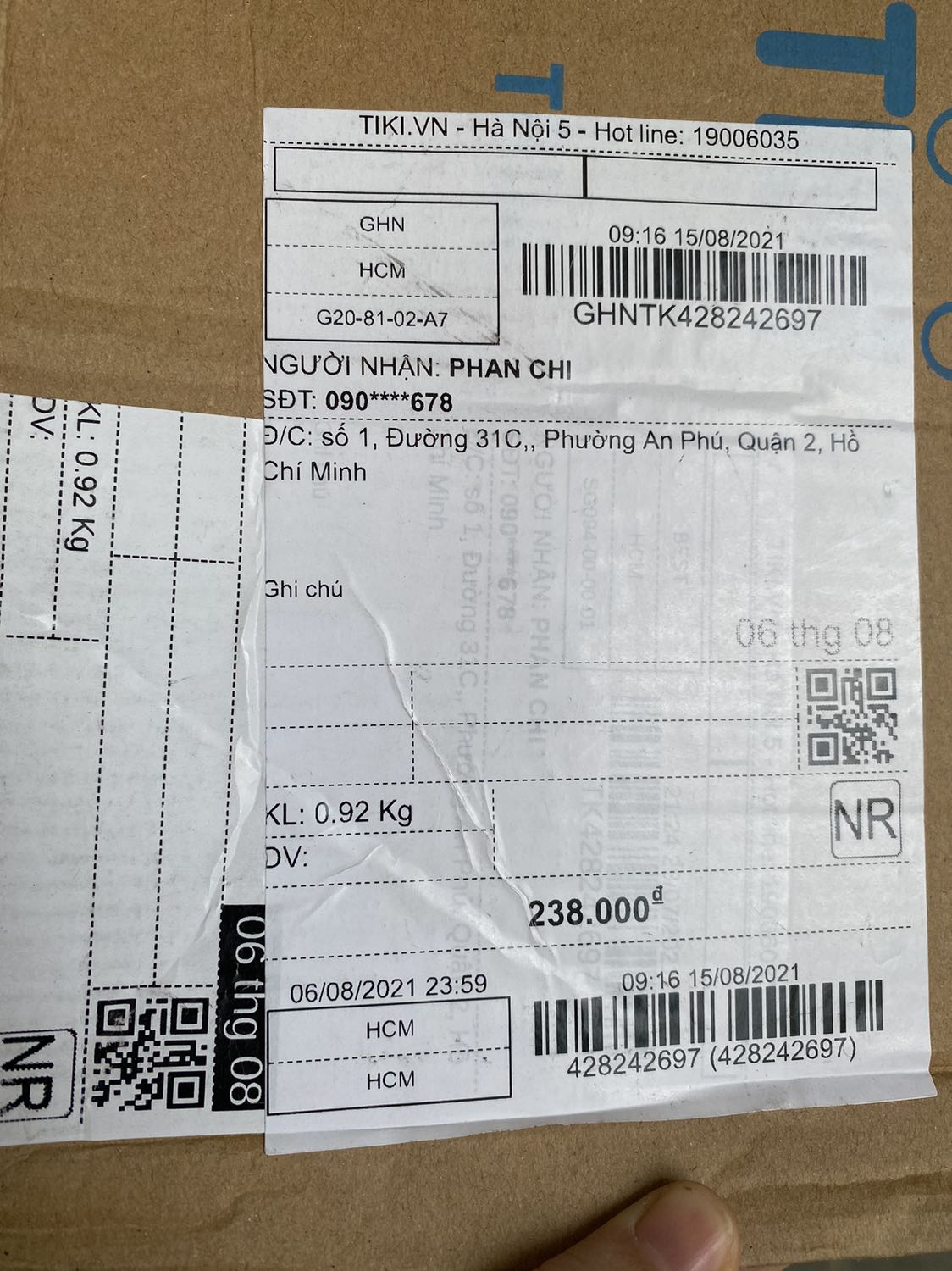 Tôi đặt tổng cộng 3 cuốn truyện tổng cộng 238.000đ nhưng bên trong chỉ giao 1 cuốn, nhờ kiểm tra lại