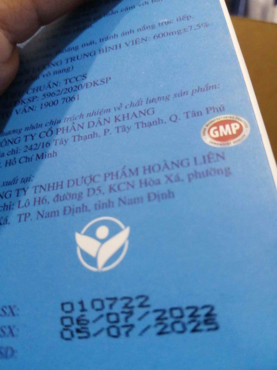 giao hàng siu nhanh luôn
Đơn đặt 2 ngày là tới r may kịp cb xiền :))))
 Mua 3 lần lun r hình như là 6 hộp uống thấy cơ thể mát, phần búi có teo từ từ để kiên trì dùng đến ngày phần thịt đó mất lun