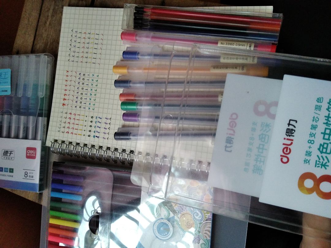 Giao hàng nhanh, shipper dễ thương, đóng gói sản phẩm chắc chắn, sản phẩm mẫu mã đẹp. Viết đa dạng màu, ngòi viết 0.5mm đi màu đều đẹp. Giao hàng nhanh, shipper dễ thương, đóng gói sản phẩm chắc chắn, sản phẩm mẫu mã đẹp. Viết đa dạng màu, ngòi viết 0.5mm đi màu đều đẹp.