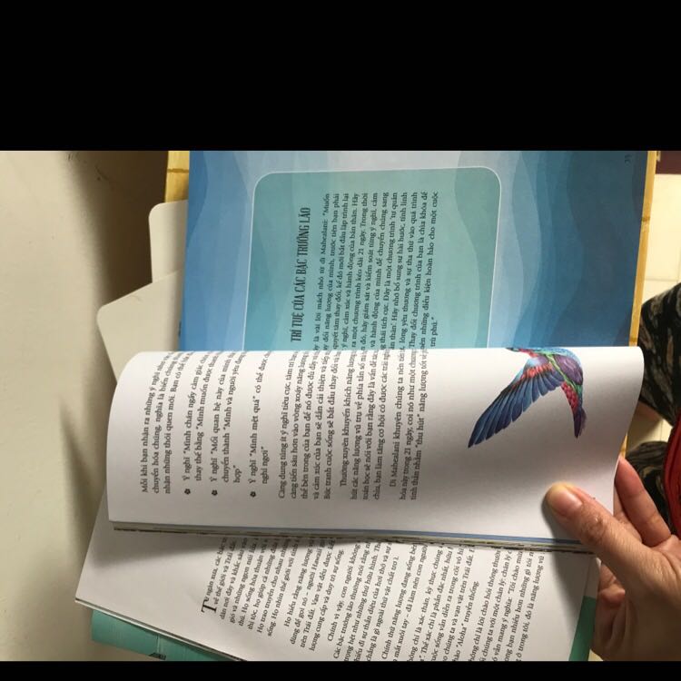 Chưa nói đến nội dung. Không hiểu sao cách trình bày của cuốn sách này rất khó chịu, cỡ chữ và fonts chữ thay đổi liên tục. Hình ảnh minh hoạ lại quá nhiều và màu mè gây cảm giác đọc chữ khó chịu, như kiểu bị làm phiền vậy. Chất lượng giấy cũng k được đánh giá cao lắm.