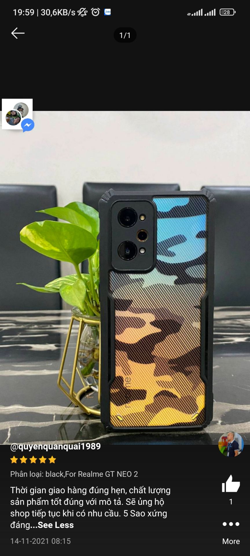 sản phẩm tốt , đẹp , shiper nhiệt tinh , chất lượng sản phẩm tuyệt vời, sẽ tiếp tục ủng hộ shop