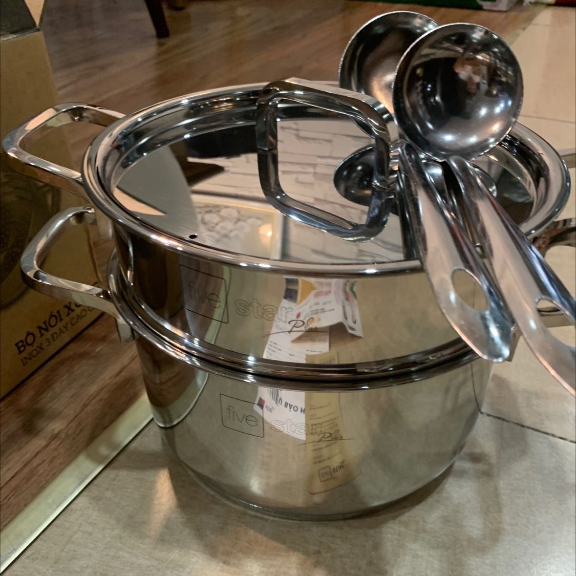 Rất hài lòng, trên kỳ vọng chất lượng inox bà thái độ phục vụ của người giao hàng Tiki nhiệt tình, trách nhiệm