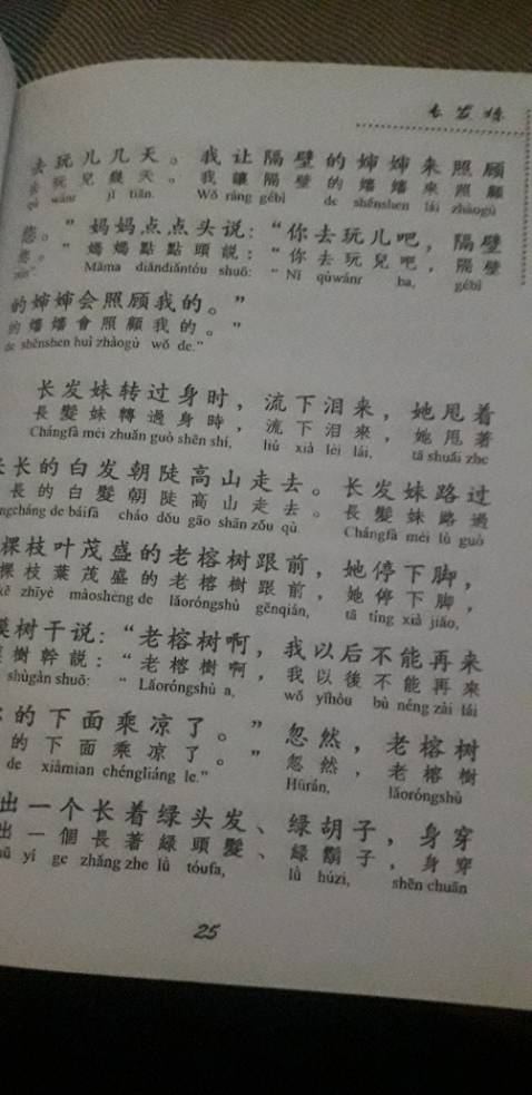 Sách đẹp, giao nhanh, các câu chuyện trong sách có chữ giản thể, phồn thể, phiên âm, bảng từ vựng và cả bản dịch giúp mình vừa học được từ mới vừa hiểu thêm được về truyện đồng thoại Trung Quốc.