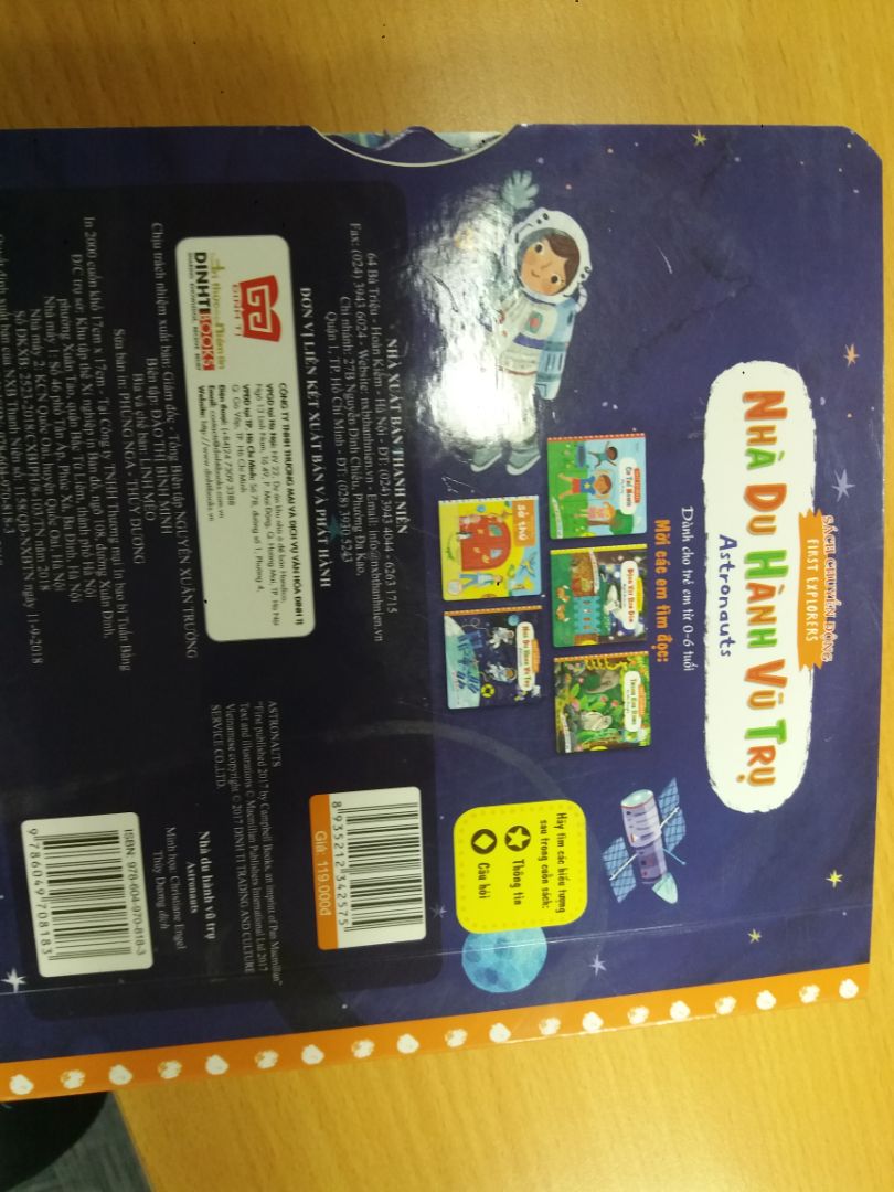 nội dung thì cũng ổn nhưng sách giao đến thì cảm giác sách cũ, đã được sử dụng qua. Thất vọng với lần đặt hàng này.