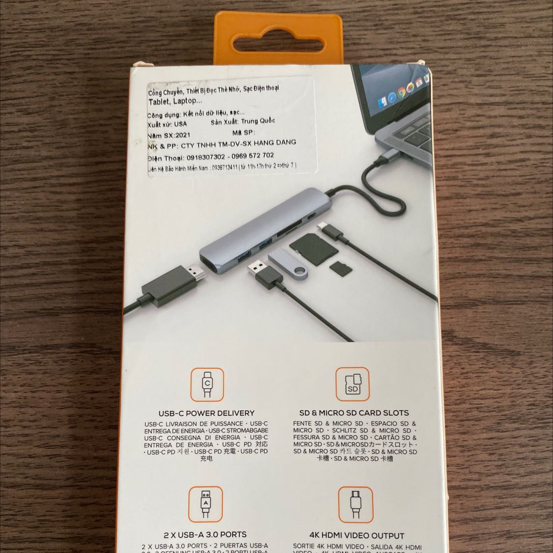 Hub của hyper xài tốt cho mac M1 tuy nhiên có nhược điểm là khá nóng. Mình xài 1 lúc mà hub đã nóng lên nhanh. Hy vọng là ổn định. Shop đóng hàng sơ xài nên khi giao hàng hộp móp hết nhưng sản phẩm không sao.