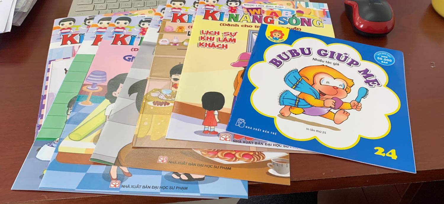 Sách đẹp, hình ảnh sinh động, bé nhà mình rất thích