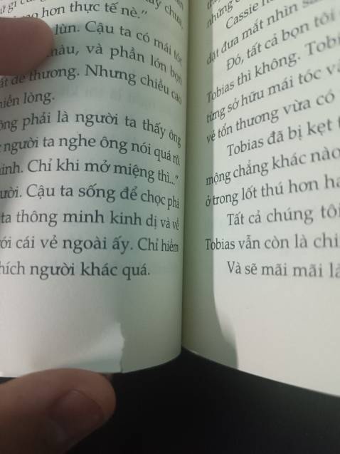 Sách có vài tranh bị rách, nhưng nhỏ thôi, không đáng quan ngại