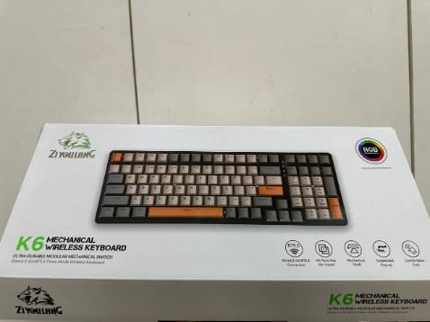 Bàn phím cơ k6 màu sắc đẹp, kết nối bluetooth nhanh chóng, tiện lợi, đáng tiền. Sẽ ủng hộ shop làn sau ạ