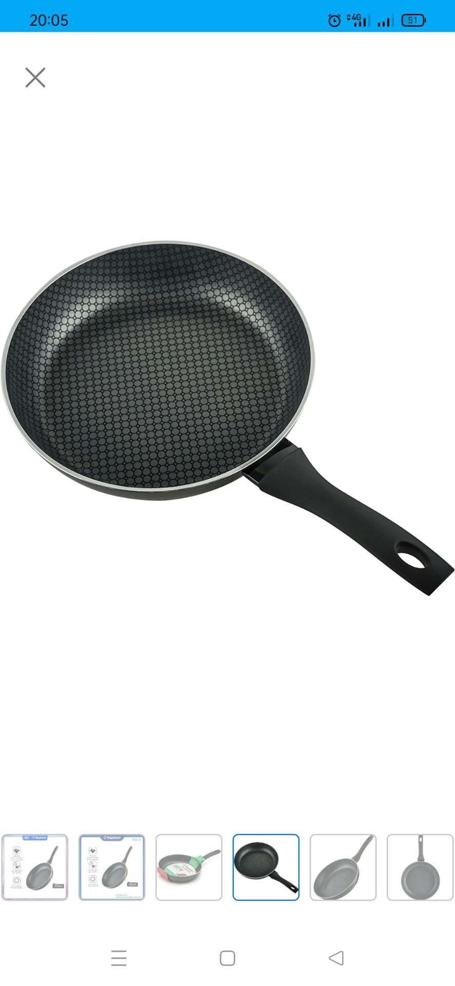 Hàng giao khá nhanh chóng. Đã dùng thử thấy tay cầm chắc chắn vừa với cỡ tay người cầm vào. Chống dính ổn lắm. Giá mua flash sale nên hạt zẻ, vừa xinh Hàng giao khá nhanh chóng. Đã dùng thử thấy tay cầm chắc chắn vừa với cỡ tay người cầm vào. Chống dính ổn lắm. Giá mua flash sale nên hạt zẻ, vừa xinh