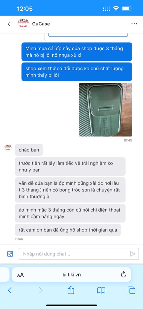 Sản phẩm nhựa không đạt mau tróc