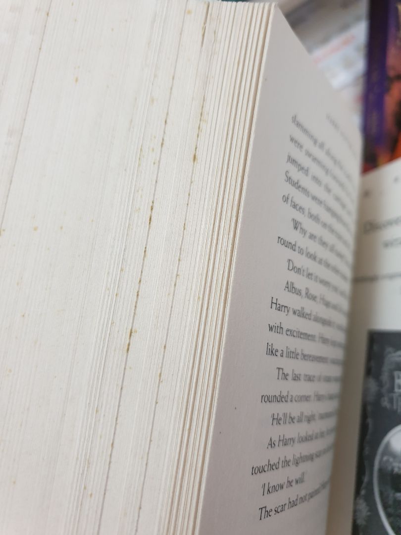 không biết chụp ảnh có nhìn rõ không. bìa vô cùng bụi, gấp mép. cái đấy với mình không phải vấn đề. nhưng trong sách còn bị ố vàng luôn. nếu không phải gáy còn mới thì mình đã nghĩ là sách cũ. mong tiki bảo quản tốt hơn. ví dụ lau qua sách trước khi giao