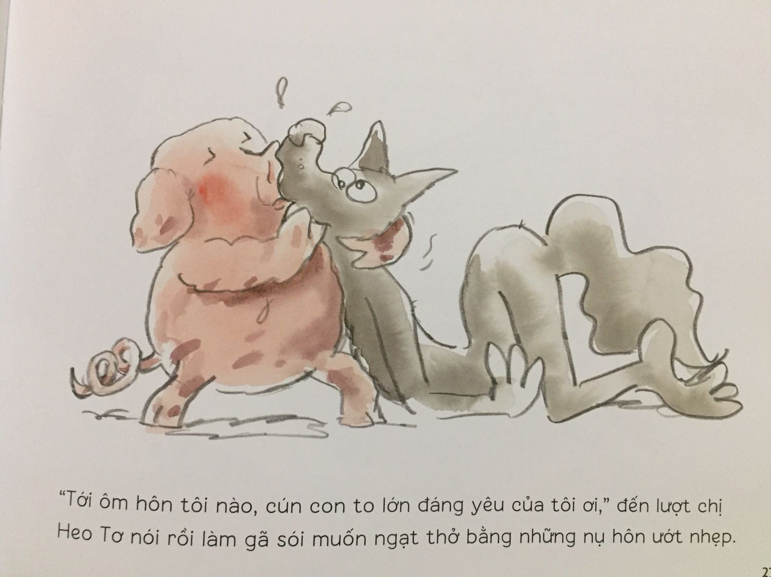 Phù hợp cho các bé tầm 3-4 tuổi nhưng kết truyện nên đổi thành chú Thỏ chào cá bác chứ chuyện hnay để mai mới làm thì mất ý nghĩa bài học.