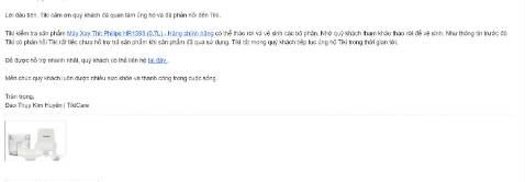 Máy xay thịt mà cấu tạo thì dễ dắt đồ ăn vào. Xay tiêu còn dính đầy vào trong lõi máy, xay thịt thì thôi khỏi nói, ngồi lấy tăm mà cạy luôn. HDSD bảo không cho rửa nước phần lõi, giờ xay thịt sống mà không rửa thì lấy gì sạch. Tích ở đó ăn vô sau k bệnh cũng ngộ độc thực phẩm. Ngồi lấy tăm cạy hay lấy khăn lau cả tiếng chưa chắc hết vụn thịt trong lõi nữa là.

Báo tiki trả hàng hoàn tiền thì Tiki không chịu, bảo hàng qua sử dụng không hỗ trợ đổi. Không xài mà biết nó bị thế thì còn lâu mới mua, mua về mới biết chứ k ai biết nó bị như này từ đầu. 

Đã thế Tiki còn xúi dại khách hàng tháo ra rửa nước. Nó kẹt ở trong phần lõi máy để cắm dao xay, coi như dính liền với thân máy và hệ thống điện tử bên trong. Tới hãng còn không cho tiếp xúc với nước mà bây giờ Tiki kêu rửa nước? Rồi rửa xong nó vào nước hư luôn, thế là từ chối bảo hành vì lí do vào nước à? 

Nói thẳng ra cái máy này tệ ở cái cấu tạo lõi gắn lưỡi dao xay, không thể nào cứu vãn cũng như thay đổi được. Mn không nên mua về, thà bỏ thêm tiền mua cái khác còn hơn. Gặp tiki đã không xử lý còn xúi bậy rửa cho vô nước.