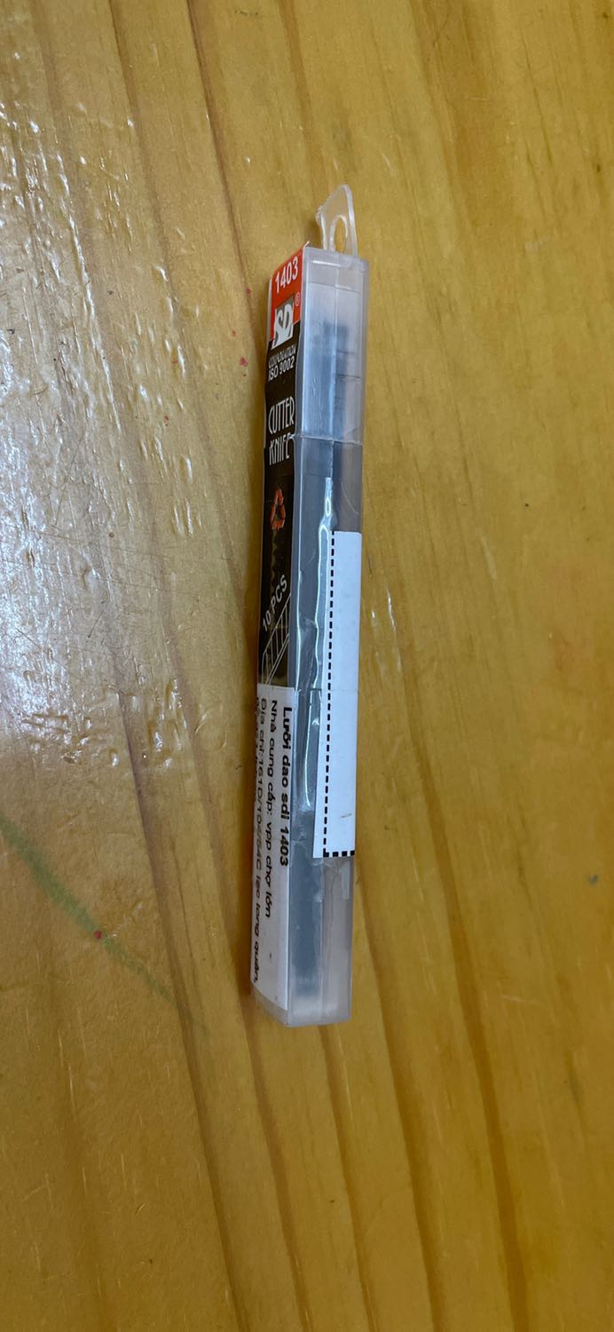 Giao hàng nhanh chóng
Lưỡi dao sáng bén tốt 
Vừa vặn mới dao mini 
Sẽ mua nữa nếu có nhu cầu