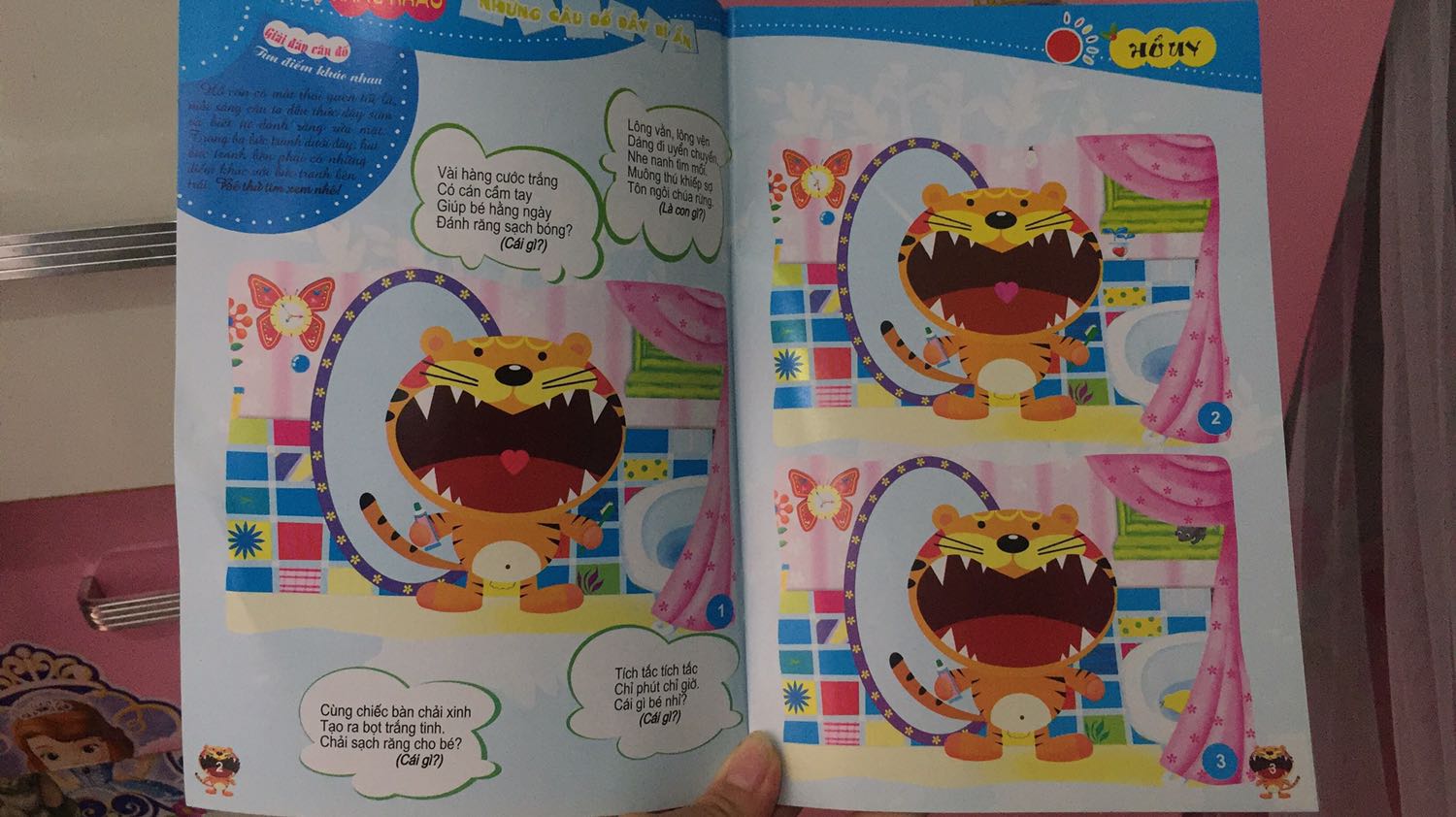 Chất lượng giấy rất đẹp nhé, hình ảnh sắc nét. Sách có nhiều câu đố hay để trẻ tư duy. Nói chung là rất đáng mua.