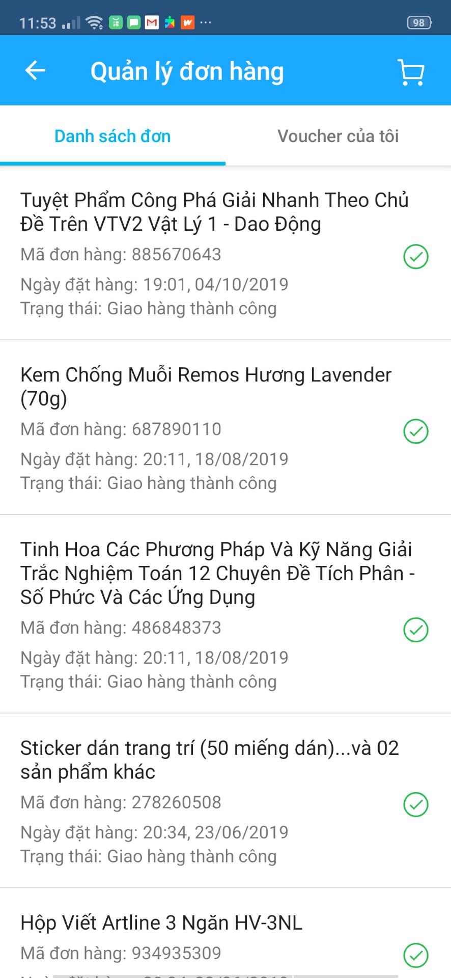 Mình đặt tối hôm qua mà hôm nay đã nhận được sách, sách của thầy biên thì mình rất tin tưởng, chia ra các dạng rõ ràng nhưng bài tập hơi ít với mình