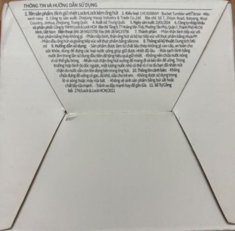 Bình cute khá chắn chắn và gọn nhẹ , đặt niềm tin vào sản phẩm lock&lock hu vọng sẽ bền theo thời gian😊