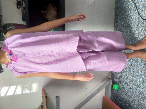 Vải mát, mềm, bên ngoài nhìn dễ thương hơn trong hình, bé nhà mình rất thích