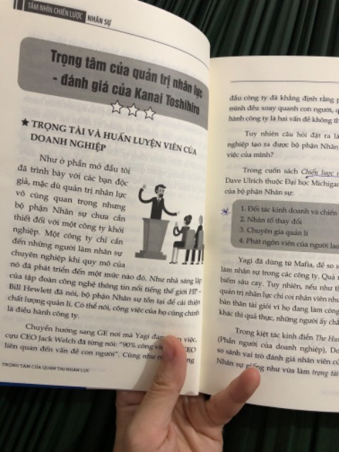 Sách hay. Phù hợp cho người làm nhân sự như mình. Có rất nhiều cái mình học được từ quyển sách này. Đọc mà tiếc sợ mau hết cuốn sách.
