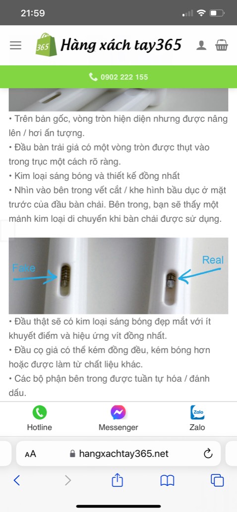 Đầu bàn chải sử dụng được tầm 1 tháng thì không xoay được nữa khi đánh răng, không đúng với mô tả của bàn chải thật