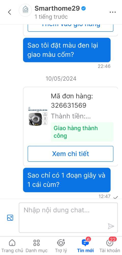 Hàng hóa có thể thương thảo, nhưng rất thất vọng nhà bán hàng này, nhắn tin hỏi hơn 1 ngày mà không thèm phản hồi. Phải chăng không tôn trọng khách hàng? Vì sự không tôn trọng nayg, xin phép chấm 1*