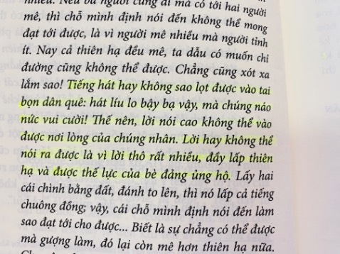 Chúng ta thường đi tìm cái mình không biết mà quên tìm cái mình đã biết...
Đọc không không được mà phải thực hành. Như người xuống bơi lội trong dòng sông để thí nghiệm cái chảy của dòng sông, chứ không nên là người đứng trên dòng sông mà xem mà xét.