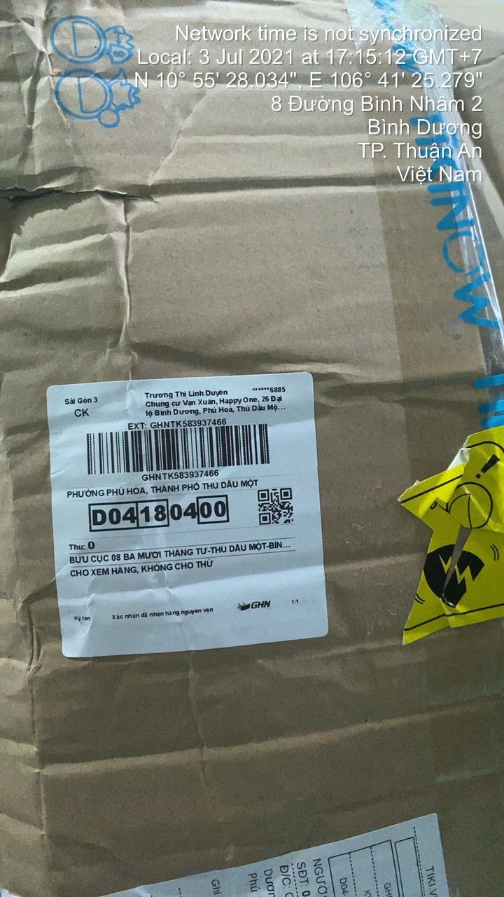 Đóng gói rách, nhàu nát, bung keo, bịch gạo rách và có nhiều kiến. Đề nghị đổi lại sản phẩm còn nguyên vẹn hoặc đến lấy lại và hoàn trả lại tiền. Gạo như này không sử dụng được. Quá tệ