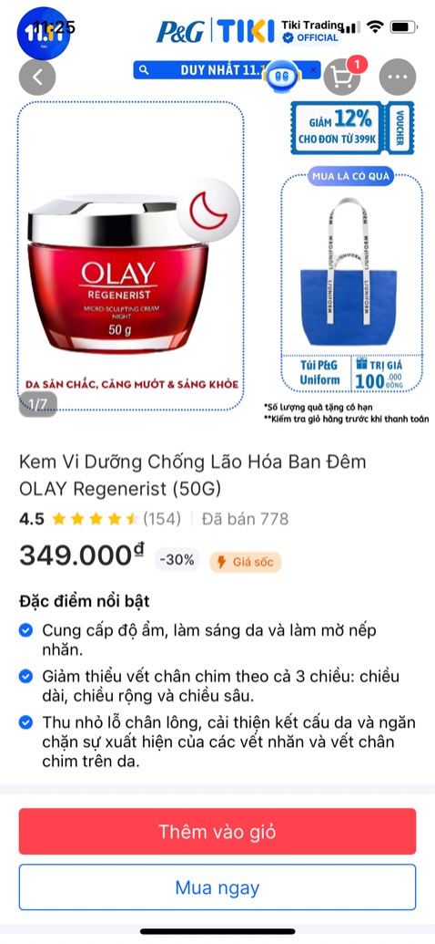 Trên hình ảnh mua là có quà nhưng mình mua 2 kem và sẻum gần 700k mà k có quà! Hộp sản phẩm k đóng giấy bao ở ngoài chất kem k giống kem mình mua!