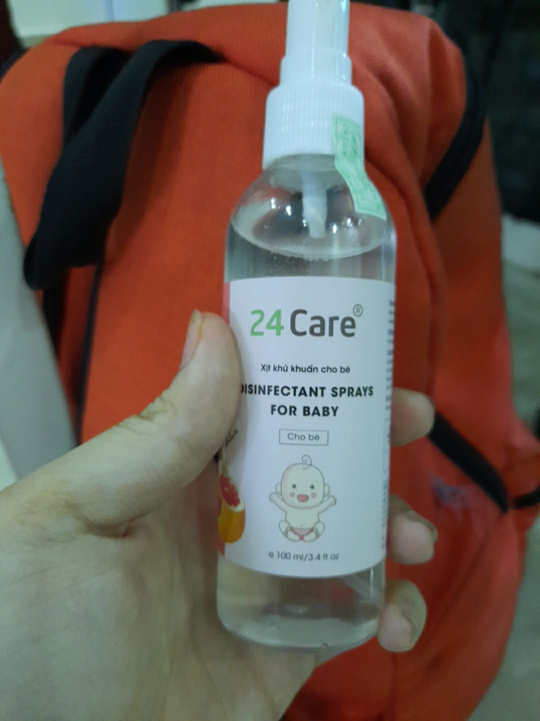 xịt quần áo cho bé nhận được lời khen từ những người xung quanh